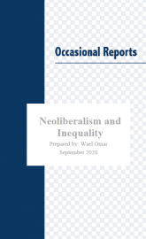 Neoliberalism and Inequality Cover