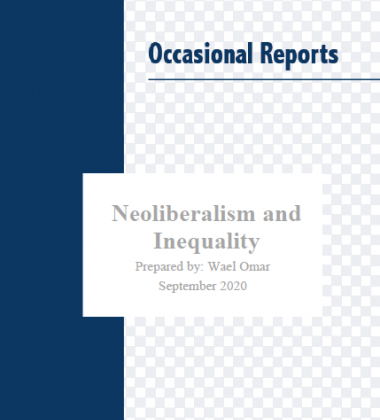 Neoliberalism and Inequality Cover